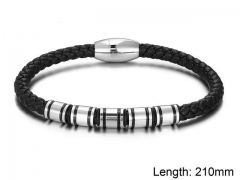 HY Wholesale Leather Jewelry Popular Leather Bracelets-HY0108B078