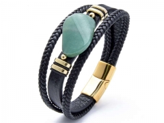 HY Wholesale Leather Jewelry Popular Leather Bracelets-HY0118B217