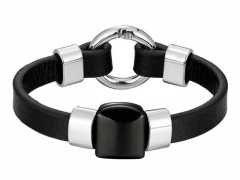 HY Wholesale Leather Jewelry Popular Leather Bracelets-HY0117B346