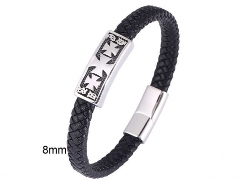 HY Wholesale Leather Jewelry Popular Leather Bracelets-HY0010B0634