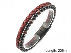 HY Wholesale Leather Jewelry Popular Leather Bracelets-HY0108B048