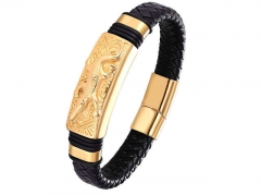 HY Wholesale Leather Jewelry Popular Leather Bracelets-HY0117B426