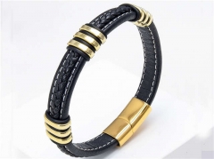 HY Wholesale Leather Jewelry Popular Leather Bracelets-HY0118B524