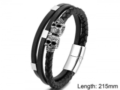HY Wholesale Leather Jewelry Popular Leather Bracelets-HY0108B043
