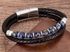 HY Wholesale Leather Jewelry Popular Leather Bracelets-HY0118B892