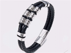 HY Wholesale Leather Jewelry Popular Leather Bracelets-HY0118B537