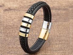HY Wholesale Leather Jewelry Popular Leather Bracelets-HY0118B162