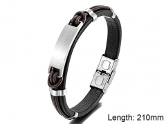 HY Wholesale Leather Jewelry Popular Leather Bracelets-HY0108B036