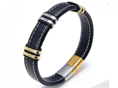 HY Wholesale Leather Jewelry Popular Leather Bracelets-HY0118B676