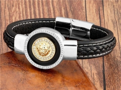 HY Wholesale Leather Jewelry Popular Leather Bracelets-HY0118B785