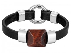 HY Wholesale Leather Jewelry Popular Leather Bracelets-HY0117B352