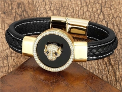 HY Wholesale Leather Jewelry Popular Leather Bracelets-HY0118B328