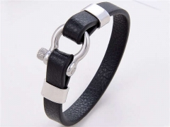 HY Wholesale Leather Jewelry Popular Leather Bracelets-HY0118B883