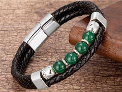 HY Wholesale Leather Jewelry Popular Leather Bracelets-HY0118B053