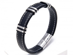 HY Wholesale Leather Jewelry Popular Leather Bracelets-HY0118B674