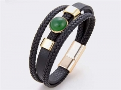 HY Wholesale Leather Jewelry Popular Leather Bracelets-HY0118B305