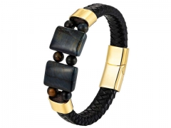 HY Wholesale Leather Jewelry Popular Leather Bracelets-HY0117B377