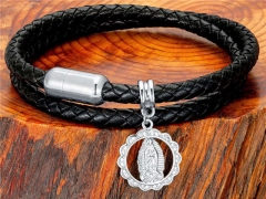 HY Wholesale Leather Jewelry Popular Leather Bracelets-HY0118B871