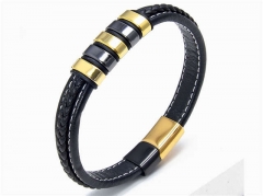 HY Wholesale Leather Jewelry Popular Leather Bracelets-HY0118B485