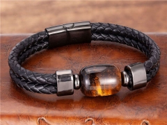 HY Wholesale Leather Jewelry Popular Leather Bracelets-HY0118B728