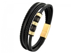 HY Wholesale Leather Jewelry Popular Leather Bracelets-HY0117B299