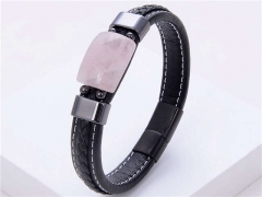 HY Wholesale Leather Jewelry Popular Leather Bracelets-HY0118B257