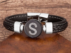 HY Wholesale Leather Jewelry Popular Leather Bracelets-HY0118B366