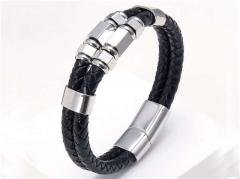 HY Wholesale Leather Jewelry Popular Leather Bracelets-HY0118B100