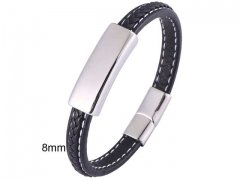 HY Wholesale Leather Jewelry Popular Leather Bracelets-HY0010B0599