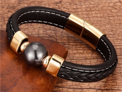 HY Wholesale Leather Jewelry Popular Leather Bracelets-HY0118B481