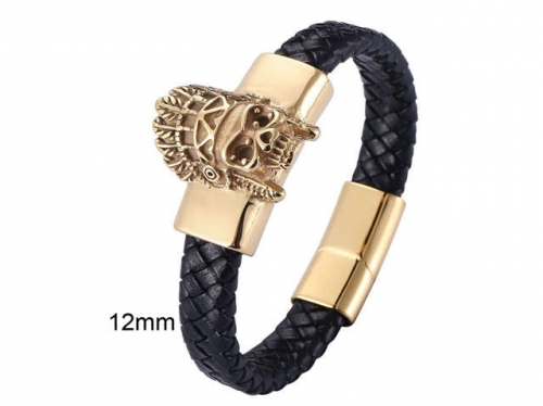 HY Wholesale Leather Jewelry Popular Leather Bracelets-HY0010B0619