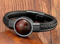 HY Wholesale Leather Jewelry Popular Leather Bracelets-HY0118B805