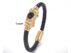HY Wholesale Leather Jewelry Popular Leather Bracelets-HY0118B622