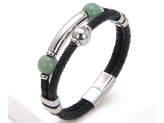 HY Wholesale Leather Jewelry Popular Leather Bracelets-HY0118B626