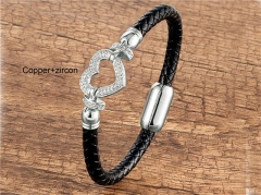 HY Wholesale Leather Jewelry Popular Leather Bracelets-HY0118B173