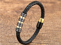 HY Wholesale Leather Jewelry Popular Leather Bracelets-HY0118B137