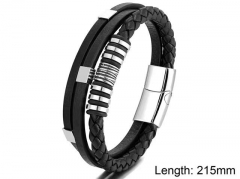 HY Wholesale Leather Jewelry Popular Leather Bracelets-HY0108B013