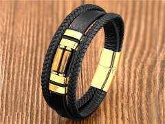 HY Wholesale Leather Jewelry Popular Leather Bracelets-HY0118B184