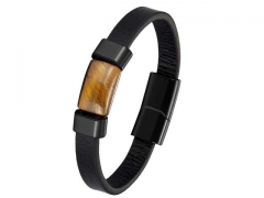 HY Wholesale Leather Jewelry Popular Leather Bracelets-HY0117B330