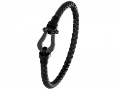 HY Wholesale Leather Jewelry Popular Leather Bracelets-HY0117B313
