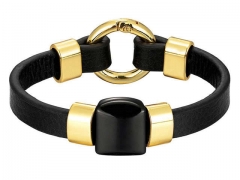 HY Wholesale Leather Jewelry Popular Leather Bracelets-HY0117B347