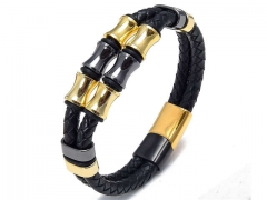 HY Wholesale Leather Jewelry Popular Leather Bracelets-HY0118B026