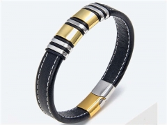 HY Wholesale Leather Jewelry Popular Leather Bracelets-HY0118B561