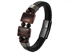 HY Wholesale Leather Jewelry Popular Leather Bracelets-HY0117B372