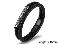 HY Wholesale Leather Jewelry Popular Leather Bracelets-HY0108B062