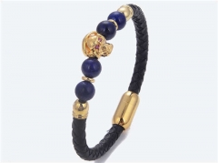 HY Wholesale Leather Jewelry Popular Leather Bracelets-HY0118B506