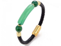 HY Wholesale Leather Jewelry Popular Leather Bracelets-HY0118B893