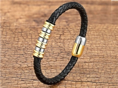 HY Wholesale Leather Jewelry Popular Leather Bracelets-HY0118B136