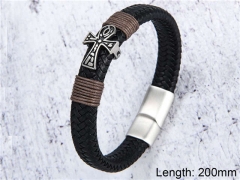 HY Wholesale Leather Jewelry Popular Leather Bracelets-HY0108B092