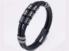 HY Wholesale Leather Jewelry Popular Leather Bracelets-HY0118B536